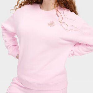 NWT size XXS - Roller Rabbit x Target Women's Crewneck Sweatshirt Soft Pink